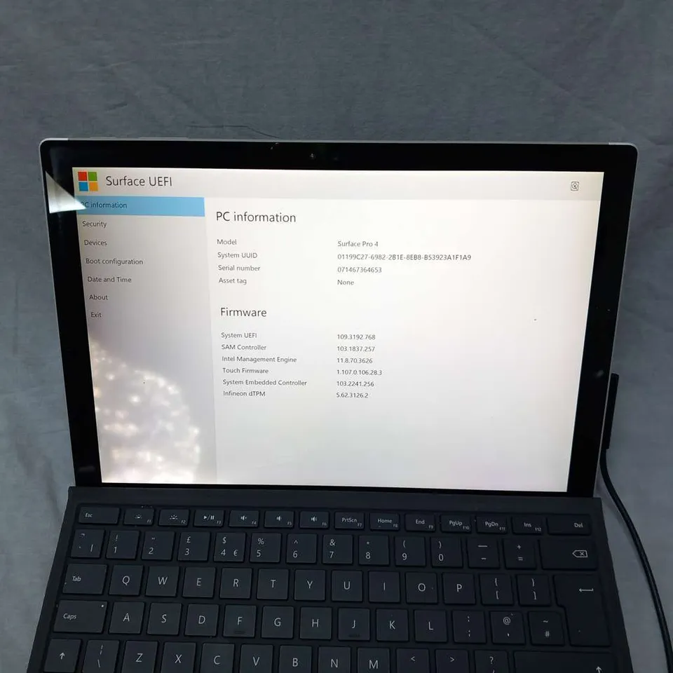 MICROSOFT SURFACE PRO 4 128GB