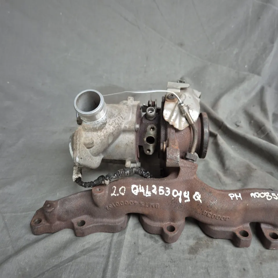 TURBOCHARGER WITH EXHAUST MANIFOLD – 2.0L ENGINE, USED