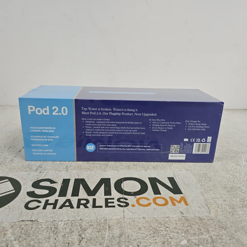 WATER2 POD 2.0 WATER FILTER