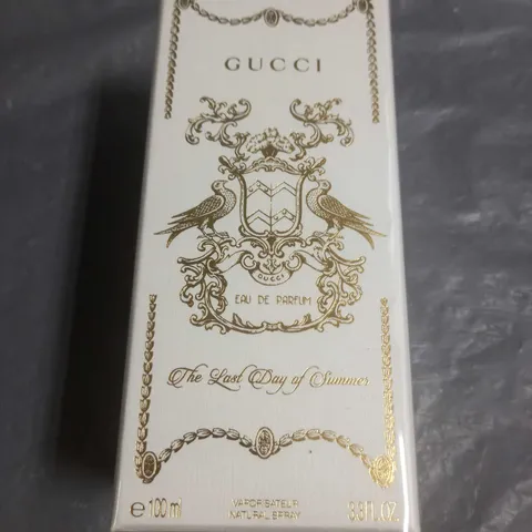 BOXED AND SEALED GUCCI THE LAST DAY OF SUMMER EAU DE PARFUM 100ML