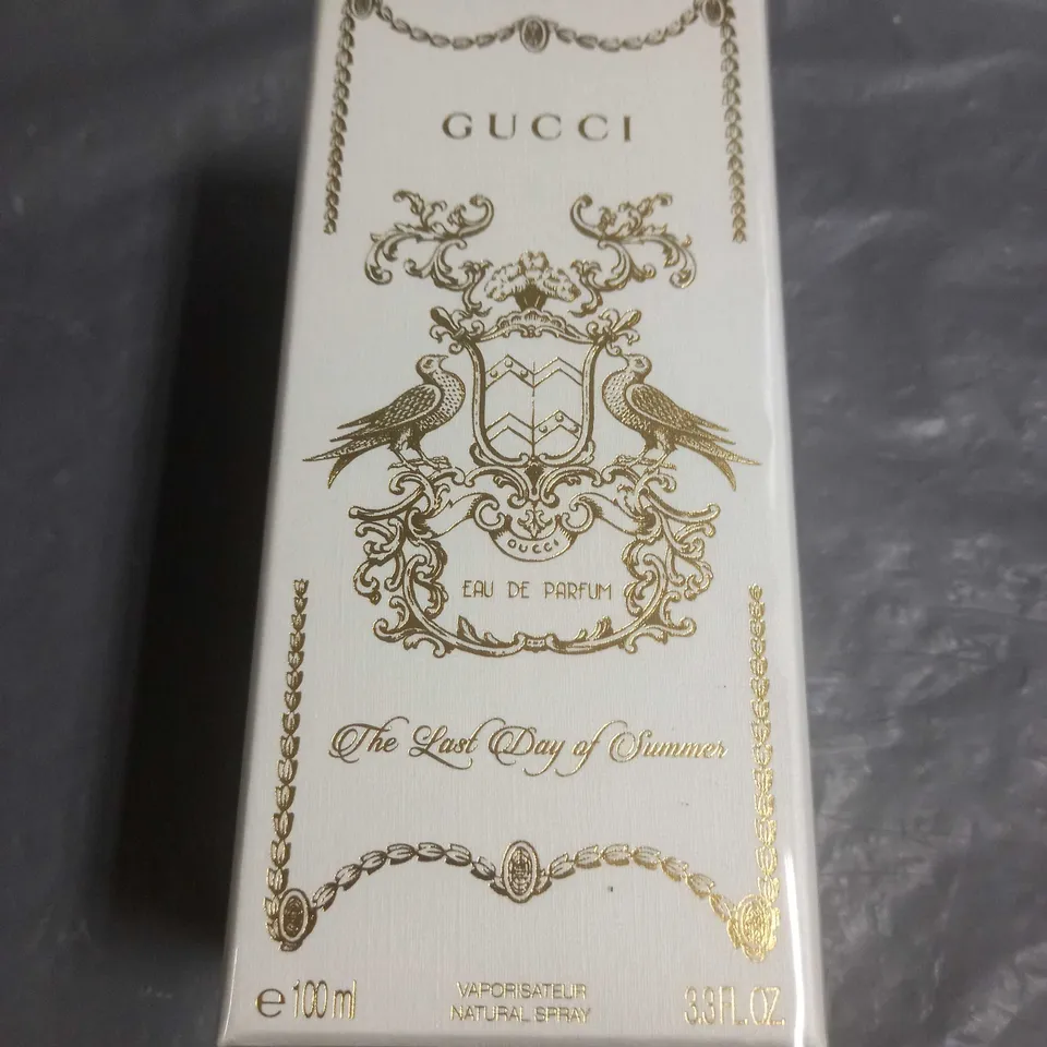BOXED AND SEALED GUCCI THE LAST DAY OF SUMMER EAU DE PARFUM 100ML 