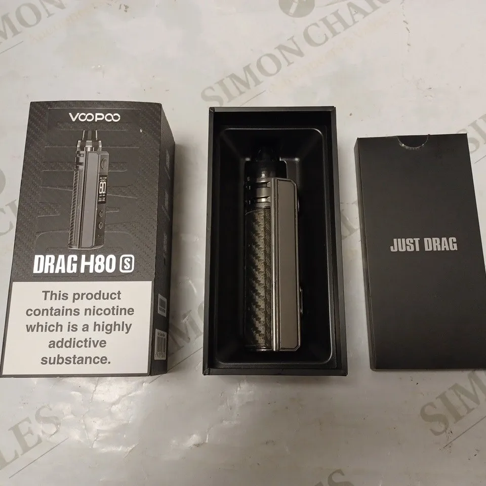 BOXED VOOPOO DRAG H20 S VAPE KIT WITH USB CABLE AND MANUAL