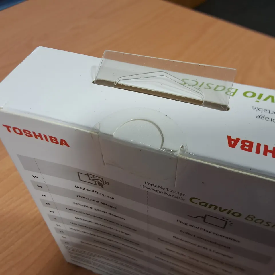 SEALED TOSHIBA CANVIO BASICS 1TB PORTABLE STORAGE