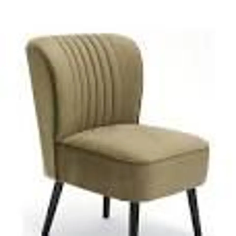 BOXED POPPY ACCENT CHAIR - RUST (1 BOX)