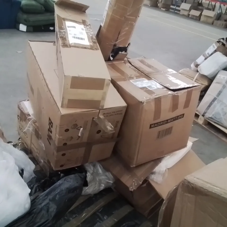 PALLET CONTAINING VARIOUS FURNITURE PARTS/CONSUMER GOODS 