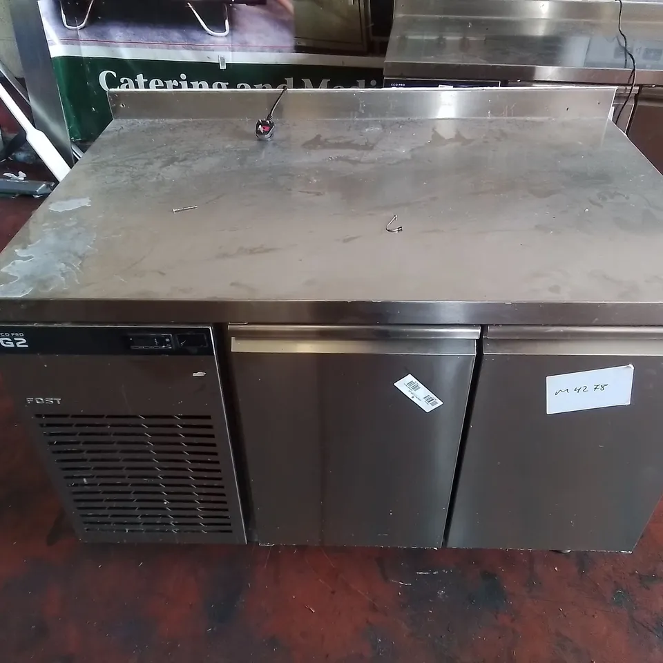 FOSTER DC1/2M COMMERCIAL STAINLESS CHILLED FOOD PREP COUNTER 