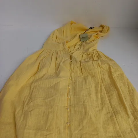 NOBODY'S CHILD YELLOW LIGHTWEIGHT DRESS – UK 8