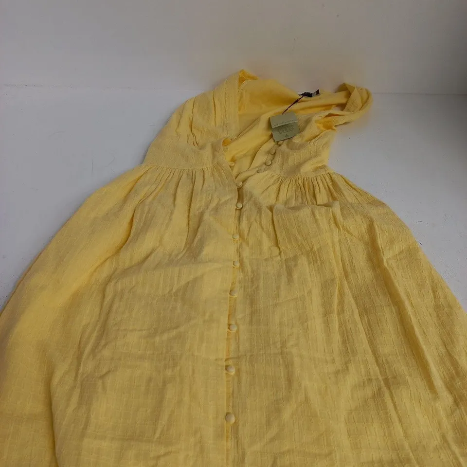 NOBODY'S CHILD YELLOW LIGHTWEIGHT DRESS – UK 8