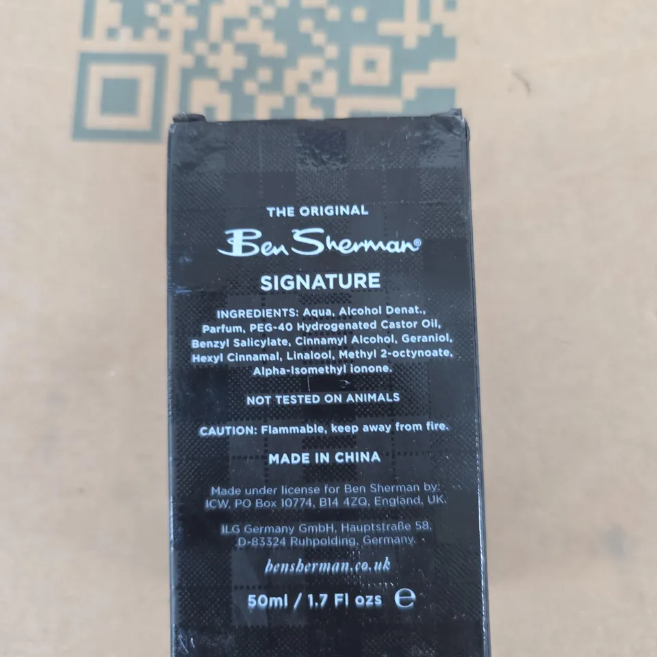BEN SHERMAN SIGNATURE EAU DE TOILETTE 50ML – BOXED