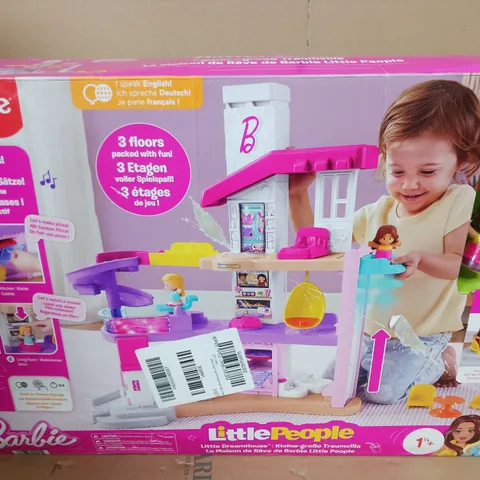 BOXED FISHER PRICE LITTLE PEOPLE BARBIE DREAMHOUSE PLAYSET