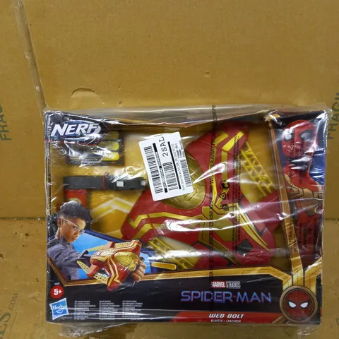 MARVEL SPIDER-MAN WEB BOLT NERF BLASTER TOY