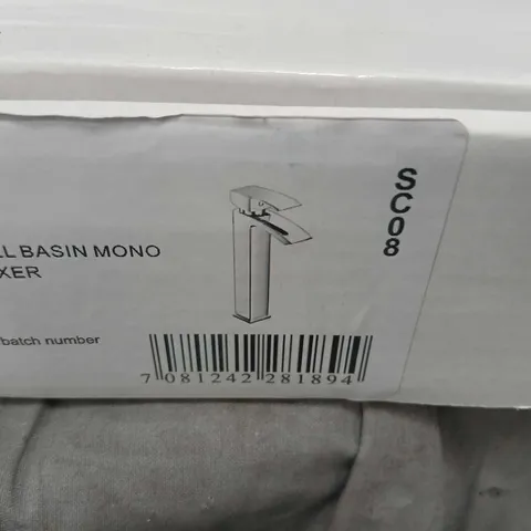 TALL BASIN MONO MIXER TAP SC08 – CHROME FINISH