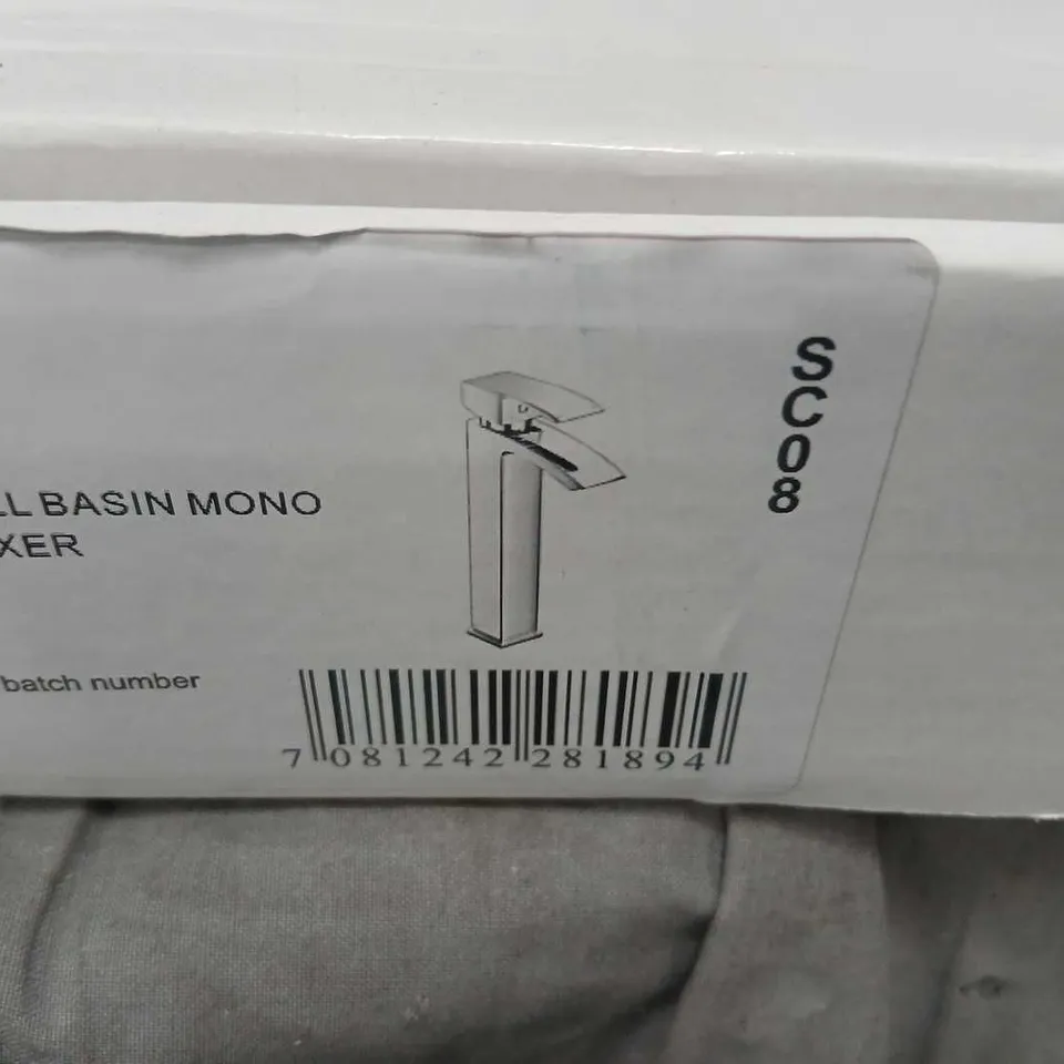 TALL BASIN MONO MIXER TAP SC08 – CHROME FINISH