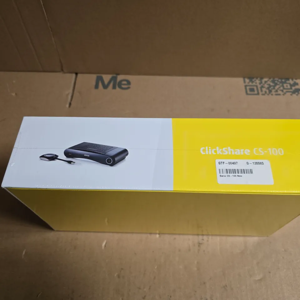BARCO CLICKSHARE CS-100 WIRELESS PRESENTATION SYSTEM – BOXED