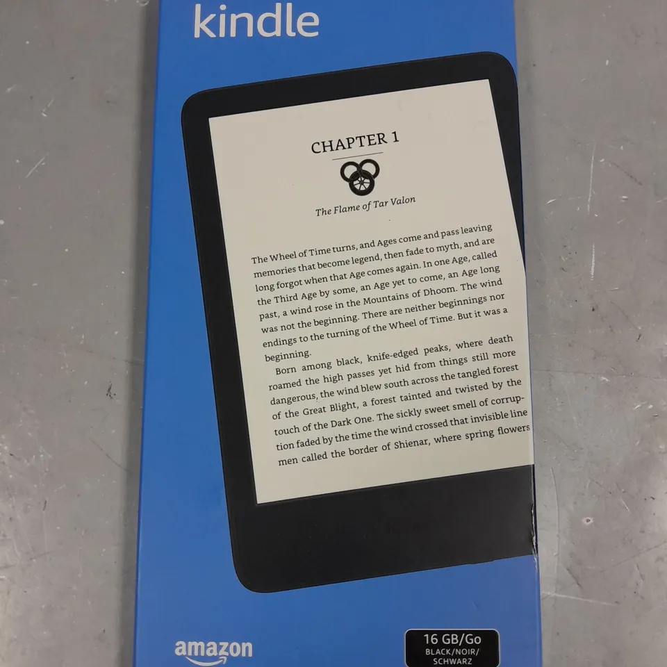 SEALED AMAZON KINDLE 16GB IN BLACK
