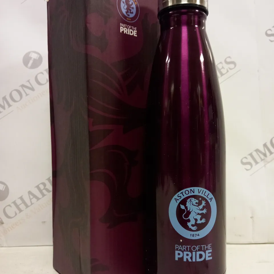 BOXED ASTON VILLA DRINKS BOTTLE