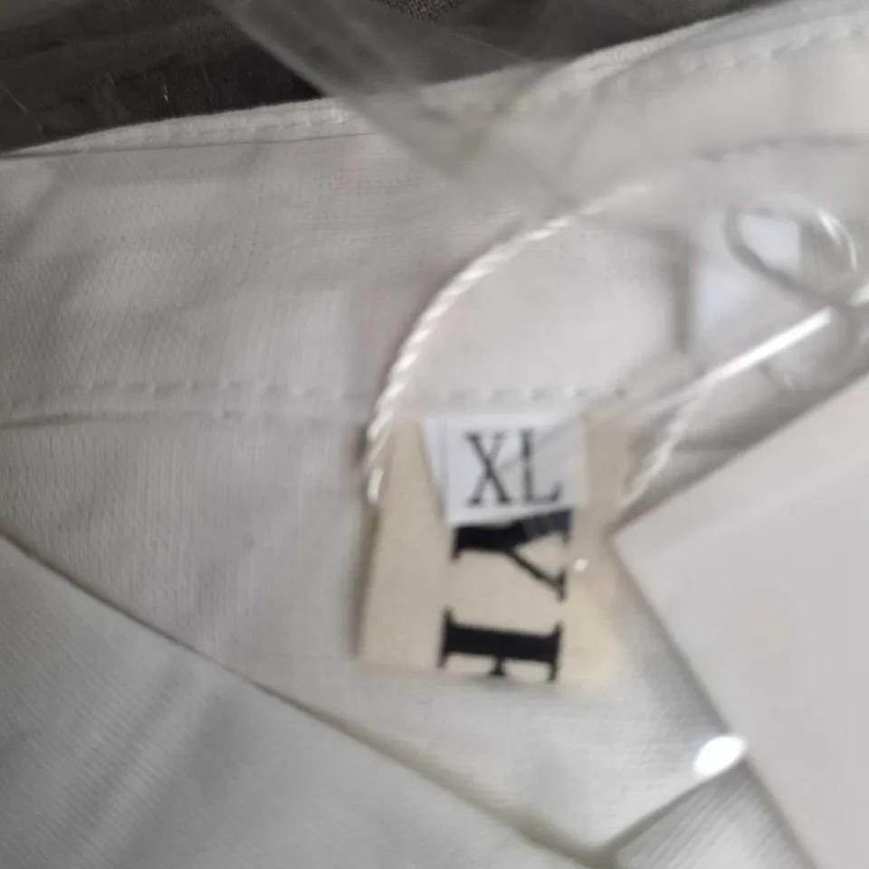 XYF COTTON DRESS – WHITE – UK SIZE XL