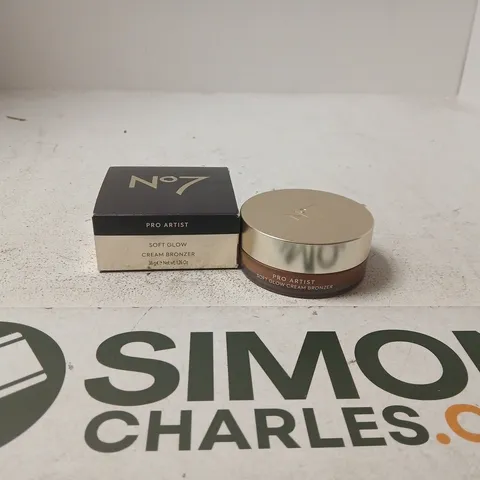 NO7 PRO ARTIST SOFT GLOW CREAM BRONZER – 30G, BOXED