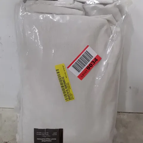 BAGGED SAVOY BLACKOUT EYELET CURTAIN PAIR // SIZE: 168 X 183CM
