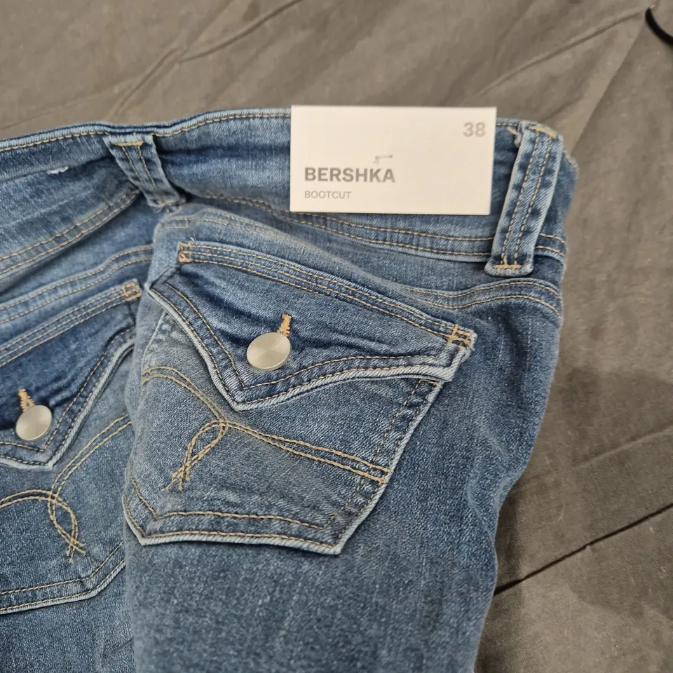 BERSHKA BOOTCUT JEANS – WOMEN'S DENIM, SIZE 38