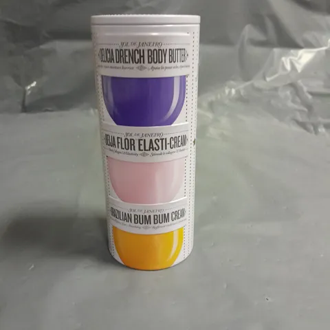 SEALED SOL DE JANEIRO SET OF THREE BODY CREAMS 50ML PER TUB
