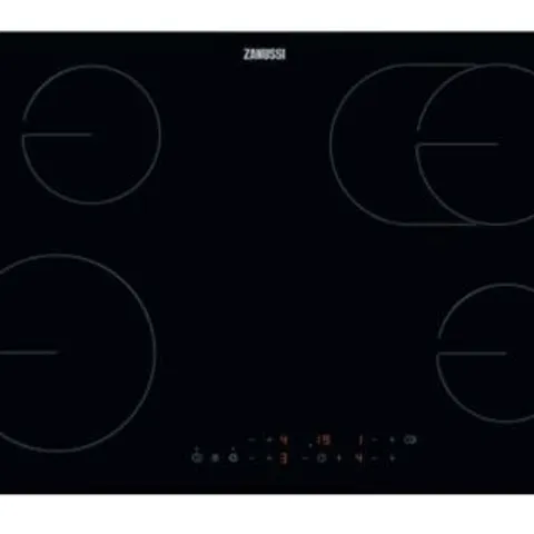 ZANUSSI 78CM 4 ZONE CERAMIC HOB WITH OVALZONE ZHRN883K