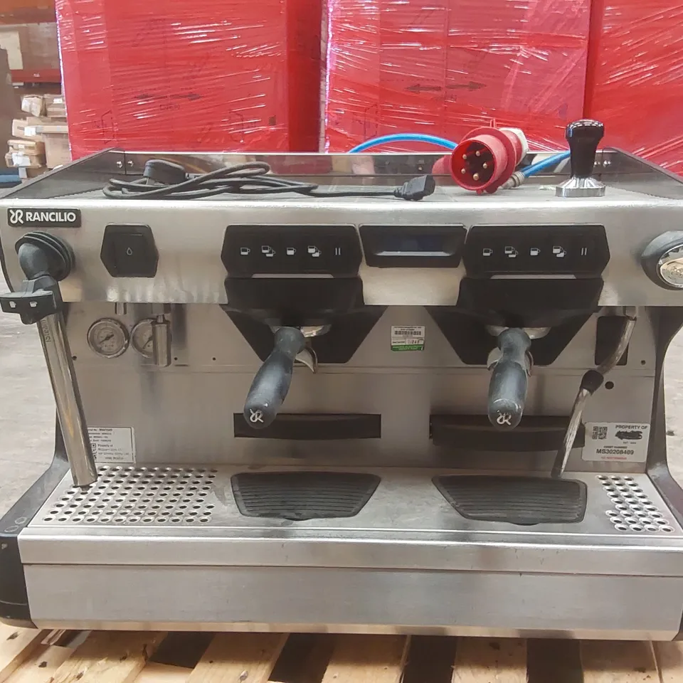 RANCILIO CLASSE 7 2 GROUP COMMERCIAL COFFEE MACHINE WITH ISTEAM