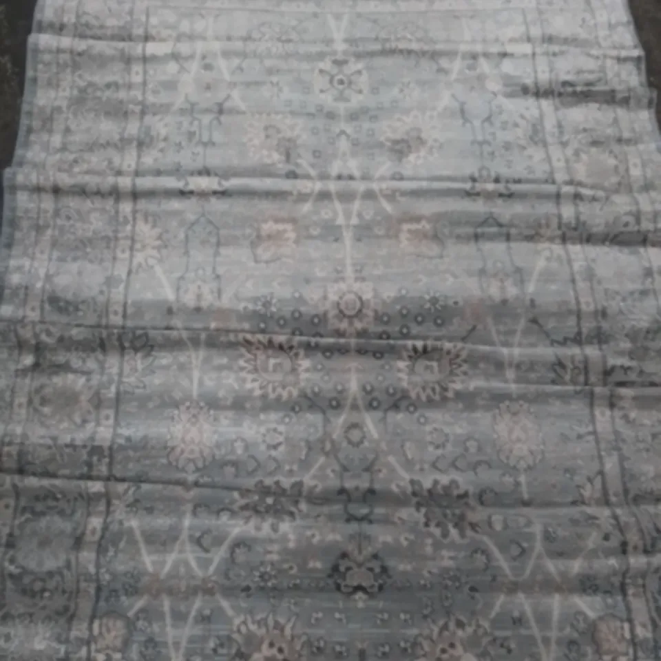 EKO HALI DARK BLUE/LIGHT BLUE RUG 190X130CM