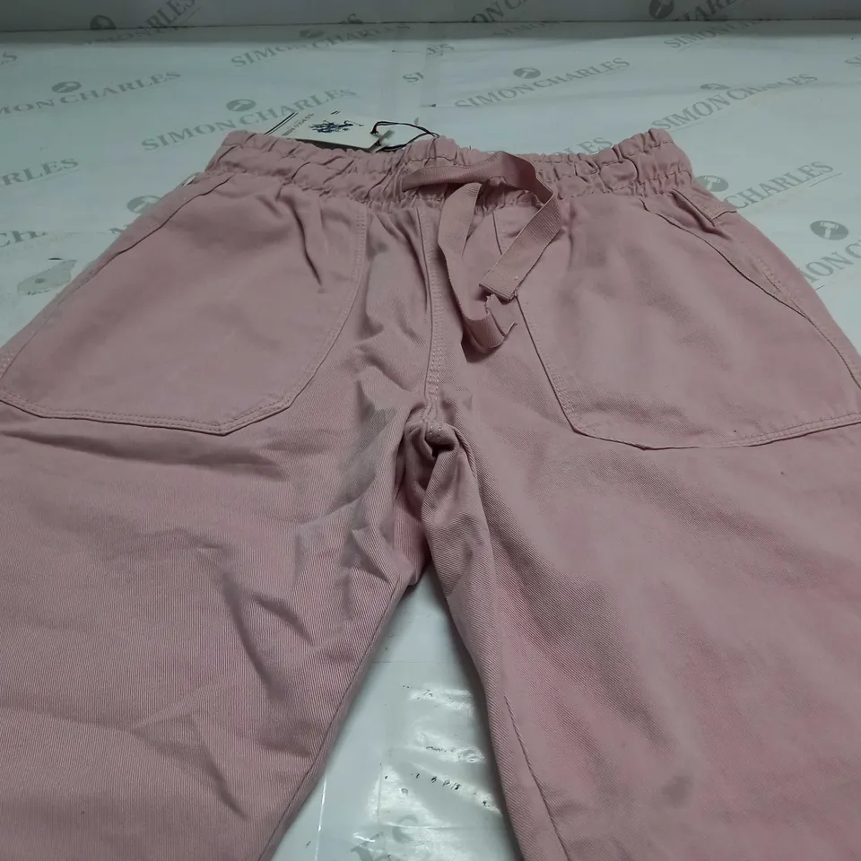 U.S. POLO PANTS IN IN PEACH SKIN - MEDIUM/12