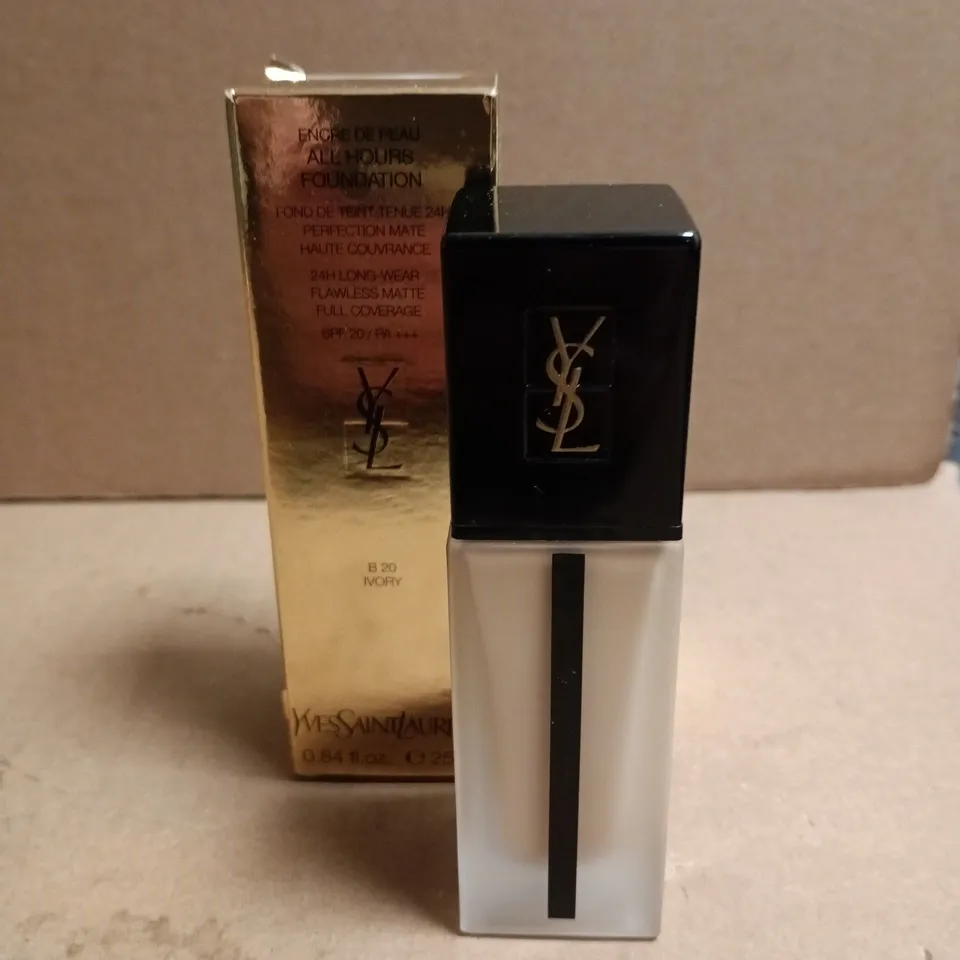 YVES SAINT LAURENT ALL HOURS FOUNDATION 25ML (IN SHADE B 20 IVORY)