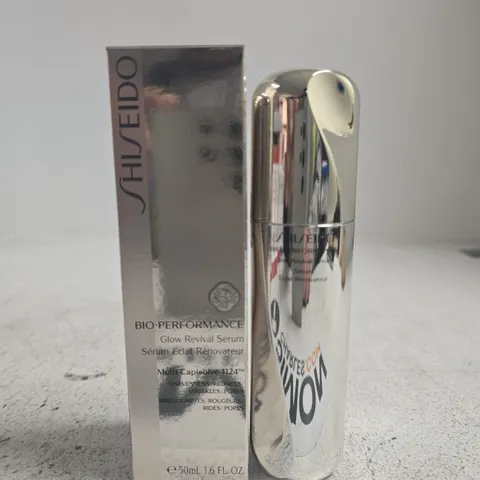 BOXED SHISEIDO BIO-PERFORMANCE GLOW REVIVAL SERUM 50ML