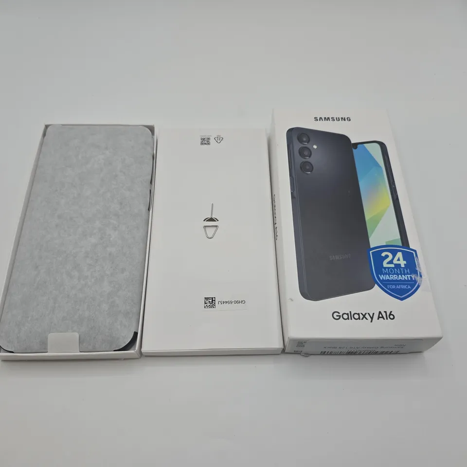 BOXED SAMSUNG GALAXY A16 4/128GB IN BLACK - SM-A165F