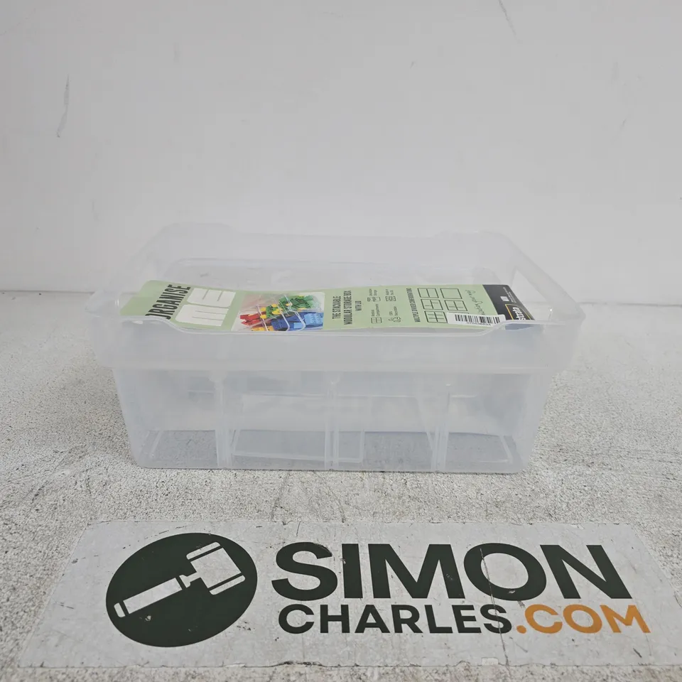 ORGANISE ME THE STACKABLE MODULAR STORAGE BOX WITH LID