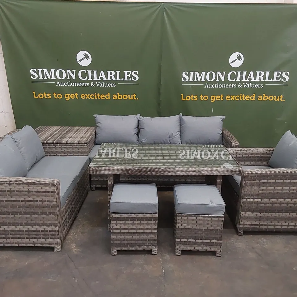 BRAND NEW TEXAS GARDEN AND PATIO RATTAN SOFA SET  RRP £1695