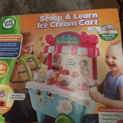 BOXED SCOOP & LEARN ICE CREAM CART