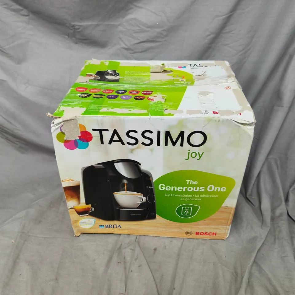 BOXED TASSIMO COFFEE MACHINE IN BLACK RRP £59