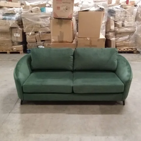 MAE CURVED 3 SEATER SOFA, MOSS GREEN CLASSIC VELVET