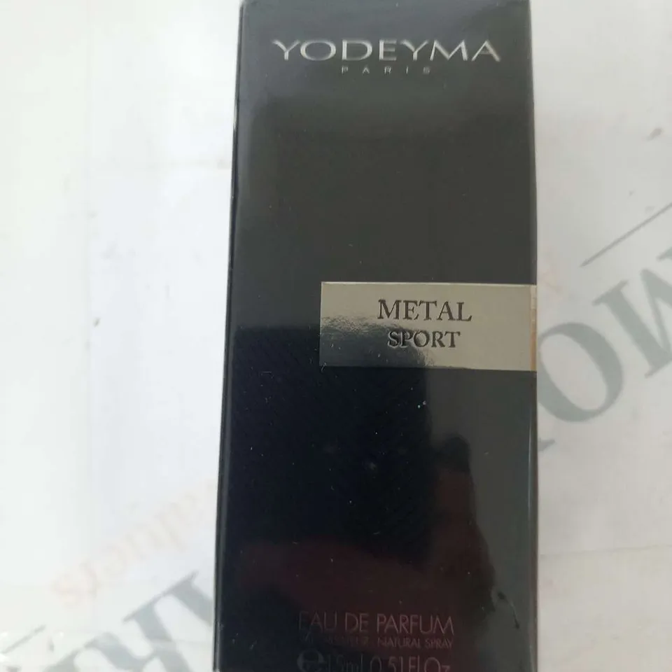 BOXED AND SEALED YODEYMA PARIS METAL SPORT EAU DE PARFUM 15ML