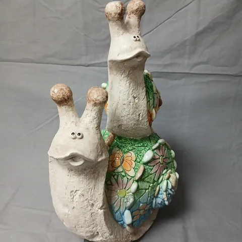 MOSAIC SNAIL GARDEN SCULPTURE 