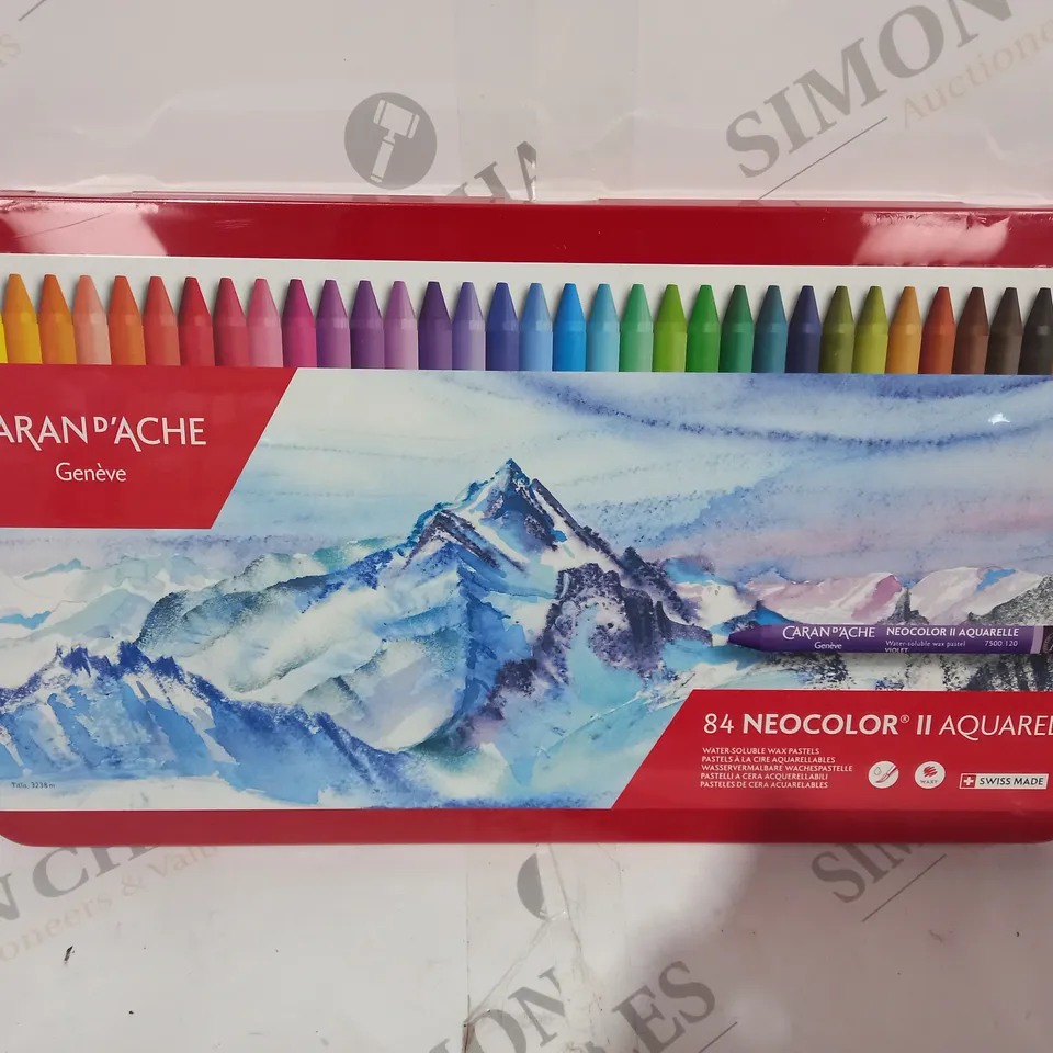 SEALED CARAN D`ACHE 84 NEOCOLOUR CRAYONS