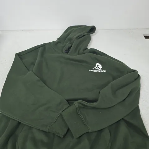 XPLOSIVE APE HOODIE – OLIVE GREEN – XL