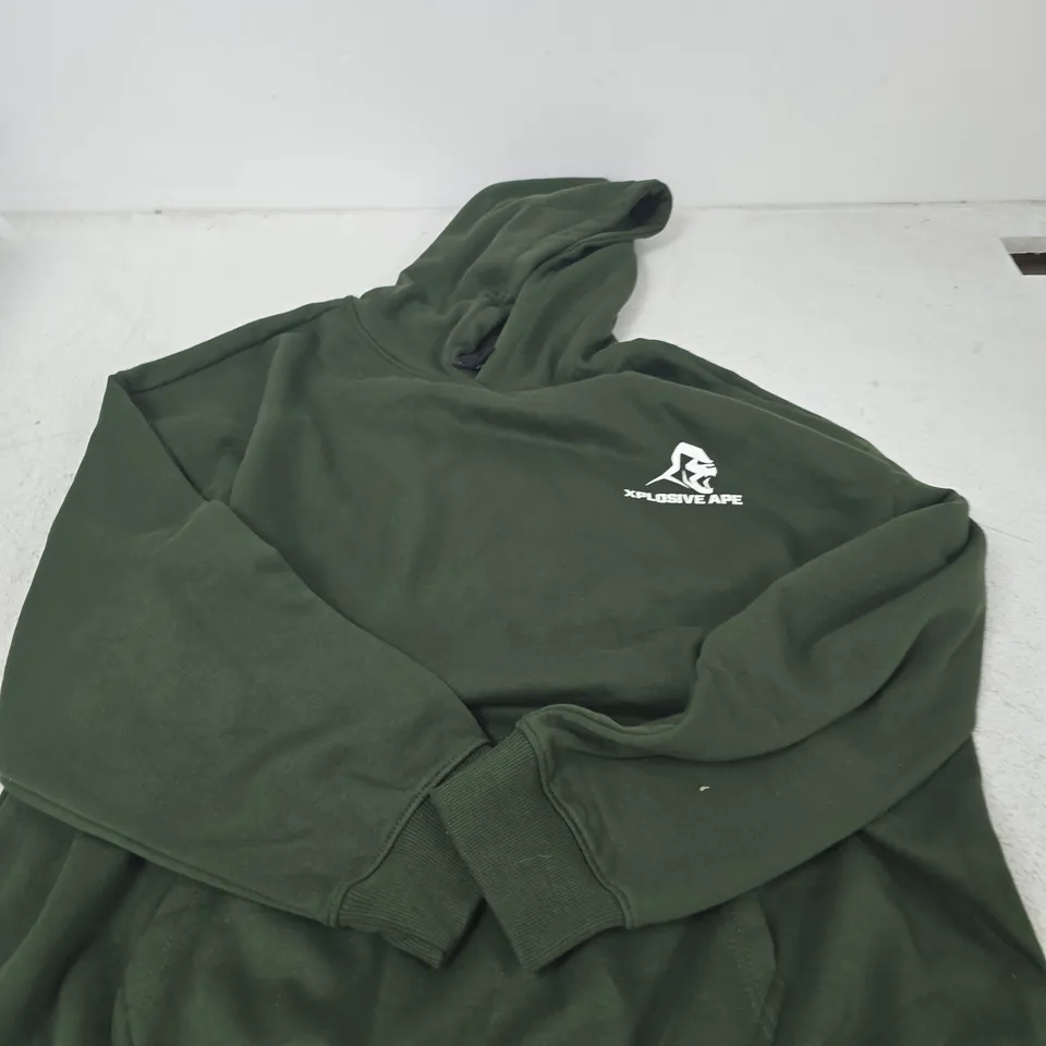 XPLOSIVE APE HOODIE – OLIVE GREEN – XL