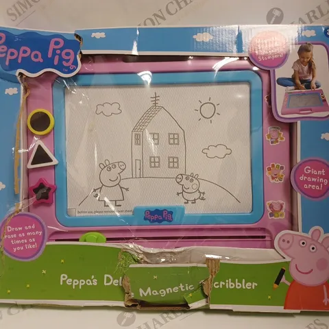 BOXED PEPPA PIG DELUXE MAGNETIC SCRIBBLER