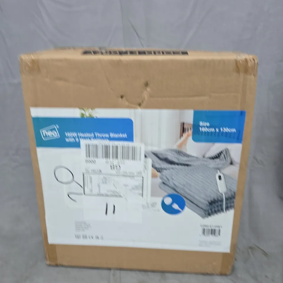 NEO 160W HEATED THROW BLANKET - 160CM X 130CM