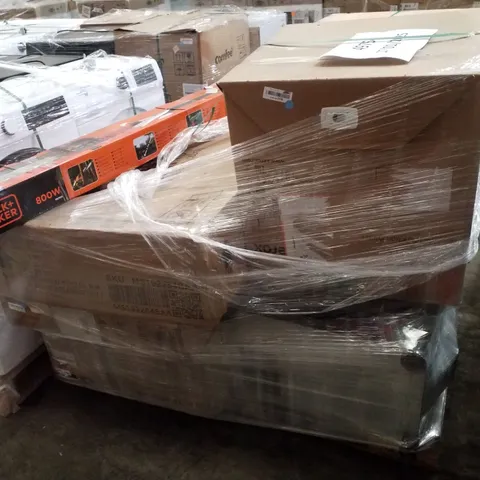 PALLET OF APPROXIMATELY 6 UNPROCESSED RAW RETURN HOUSEHOLD AND ELECTRICAL GOODS TO INCLUDE;