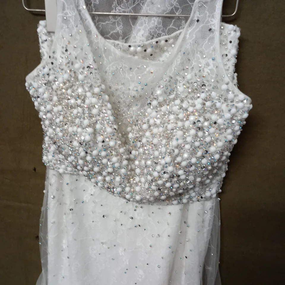 BLUSH EMBELLISHED OCCASIONAL DRESS - 6