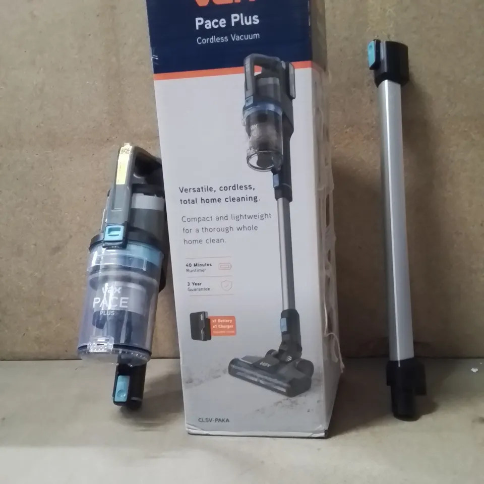 BOXED VAX PACE CORDLESS VACUUM