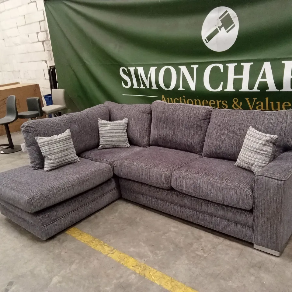 MINC FABRIC LEFT HAND CORNER CHAISE SOFA RRP £1679