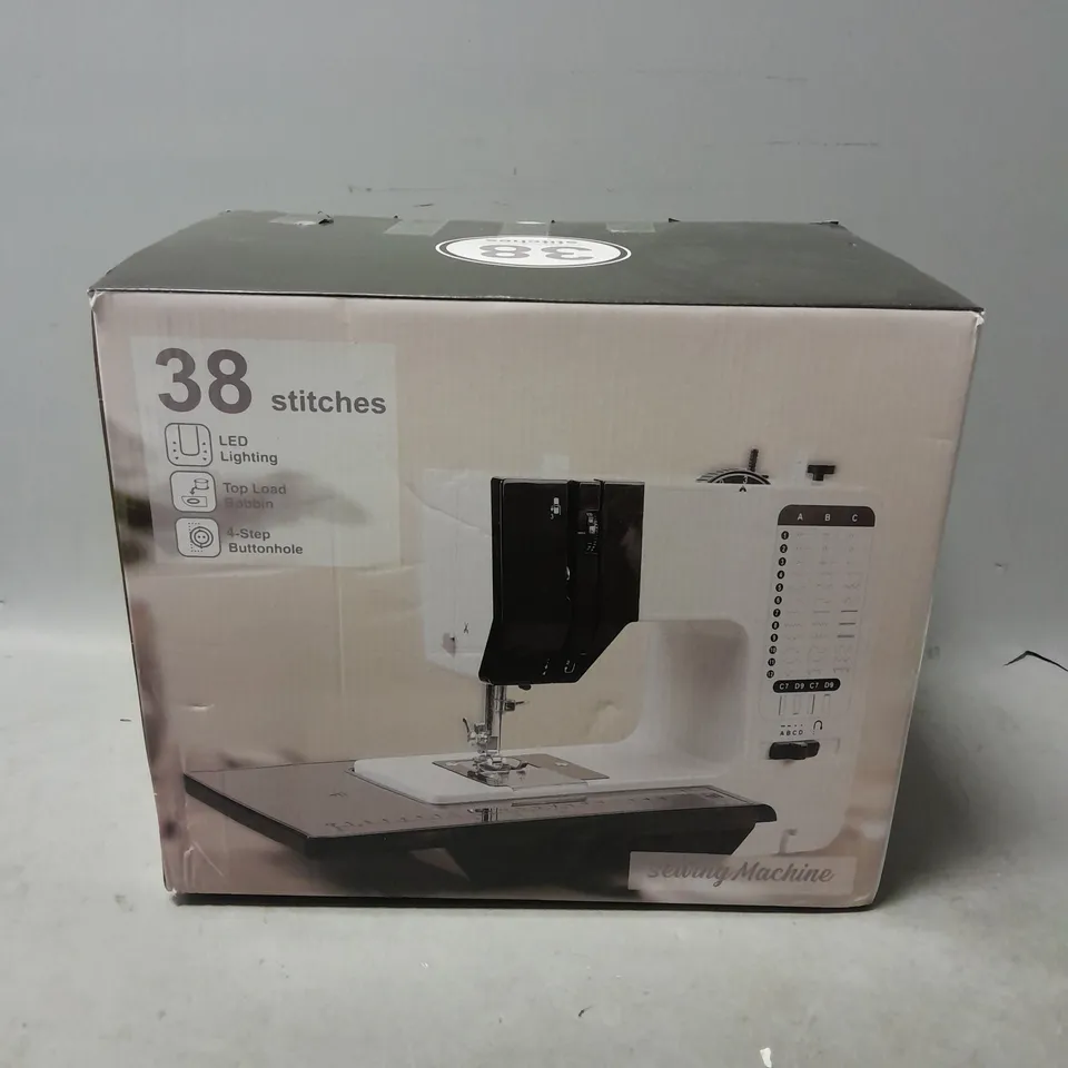 BOXED 38 STITCHES SEWING MACHINE 