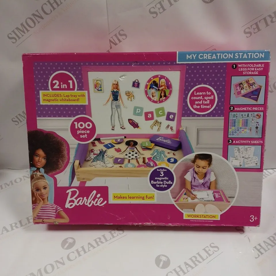 BOXED BARBIE CREATION STATION  RRP £24.99